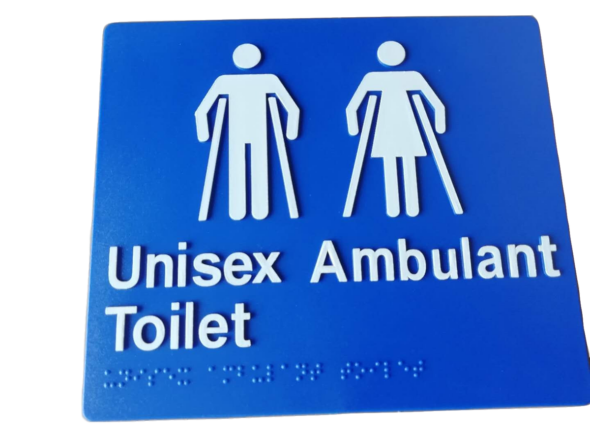 Unisex Ambulant toilet sign