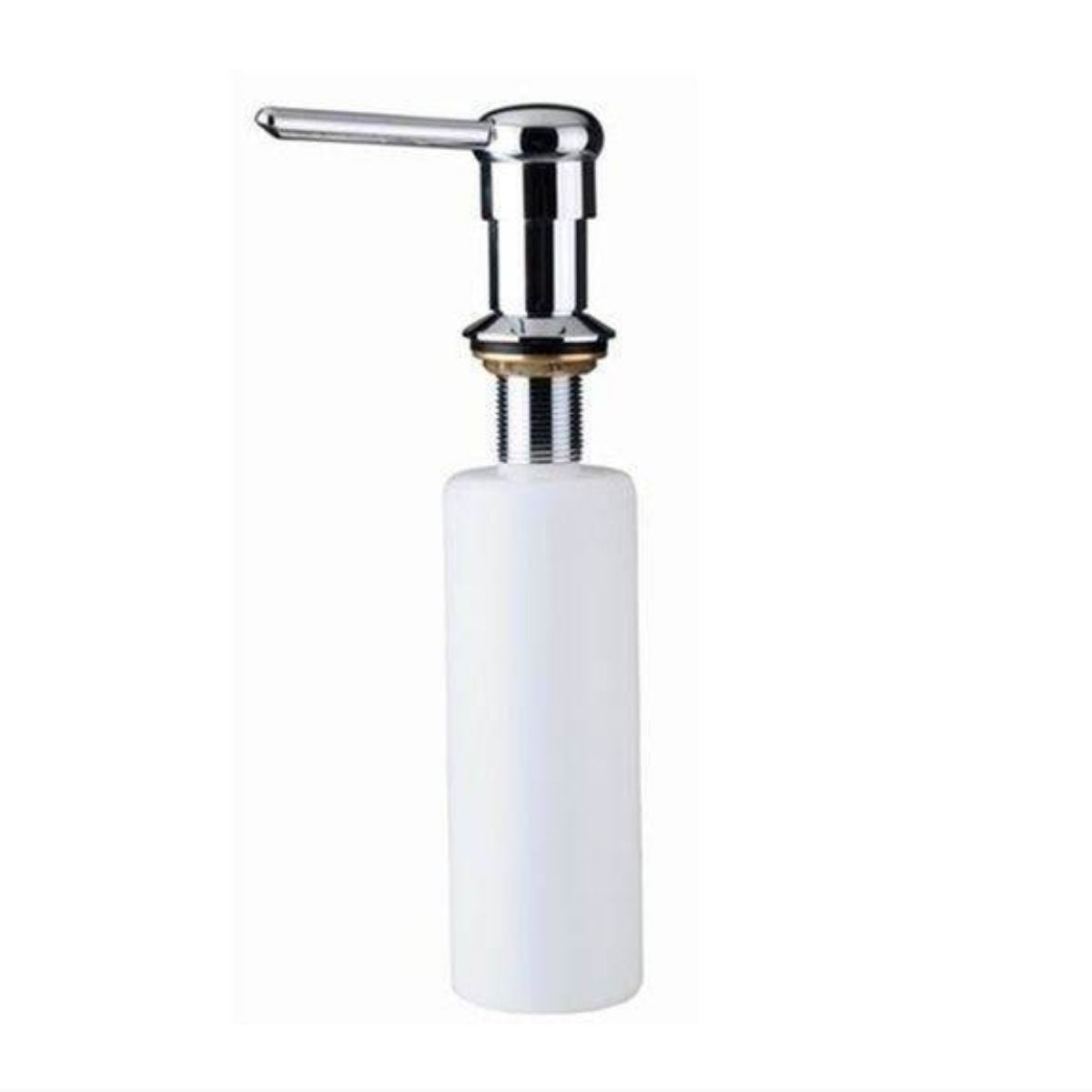 OzWashroom Bench top Soap Dispenser Chrome Pusher Button ZC3-350