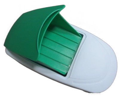 pedal green white sanitary bin from ozwashroom