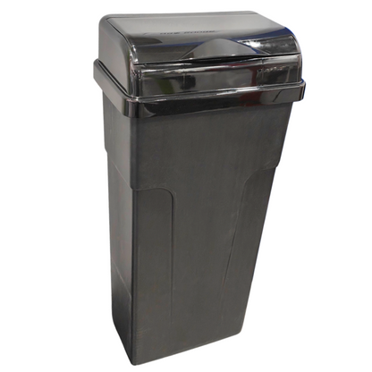 Freshnex 23L dark grey sanitary and nappy bin for commercial washrooms made from recycled materials