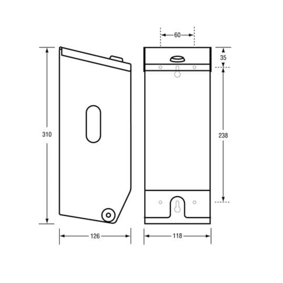 Double Toilet Roll Dispenser Stainless Steel Satin Finish T006S
