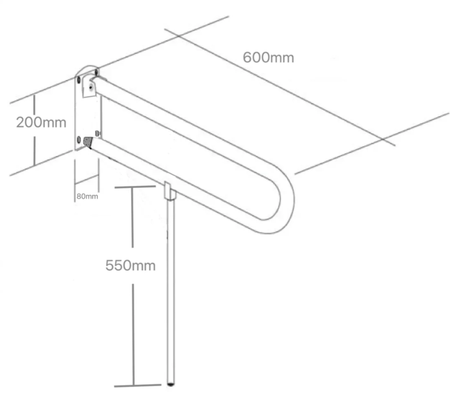 grab rail, drop down