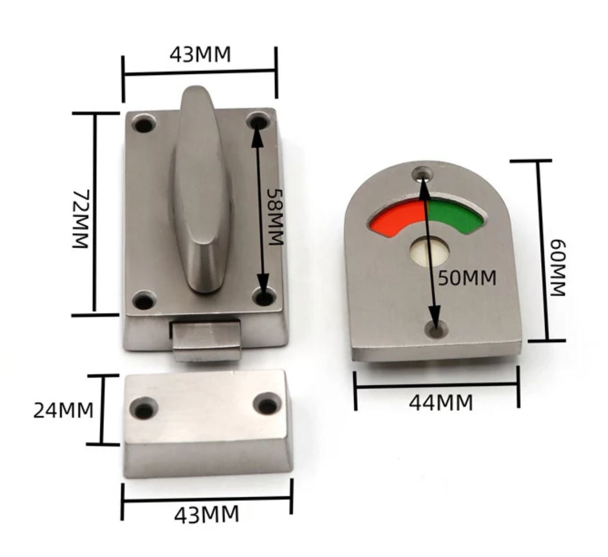 toilet partition lock