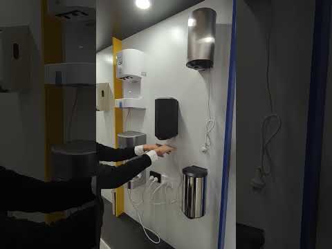 Vortex Matte Black Stainless Steel Compact Hand Dryer