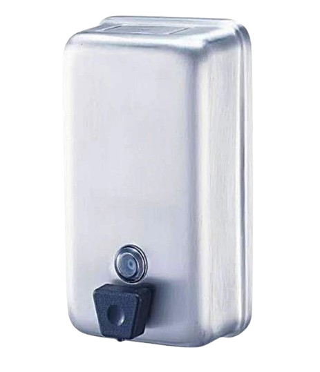 Soap Dispenser Vertical S'Steel 1.2L Black Pump