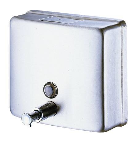 Satin S'Steel Soap Dispenser 1.2L Black Valve