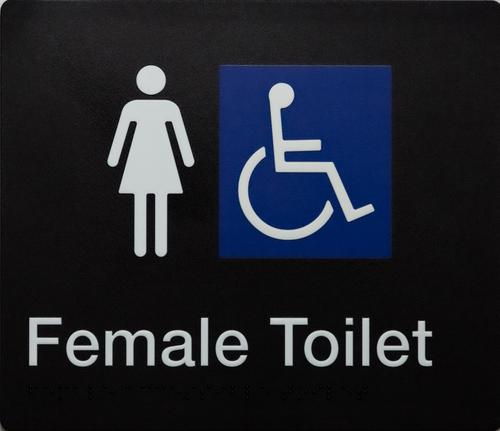 Female Toilet sign