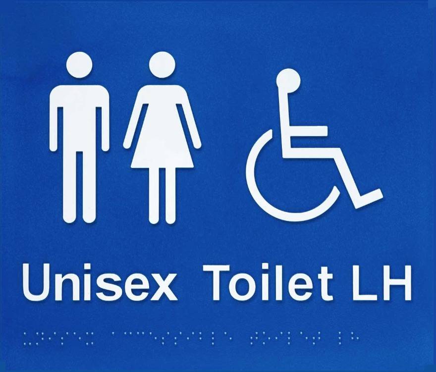 Unisex Toilet sign