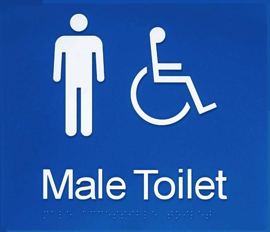 Male Toilet Sign