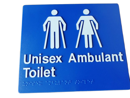 Unisex Ambulant toilet sign