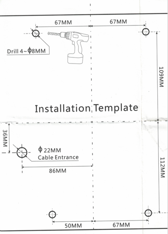 Installation manual for VX2100